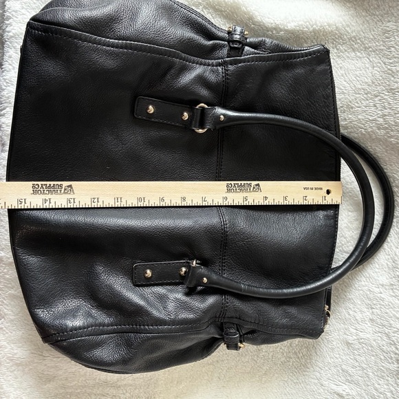 ♠️ Kate Spade Cobble Hill Black Leather Leslie Tote Bag - Picture 10 of 16
